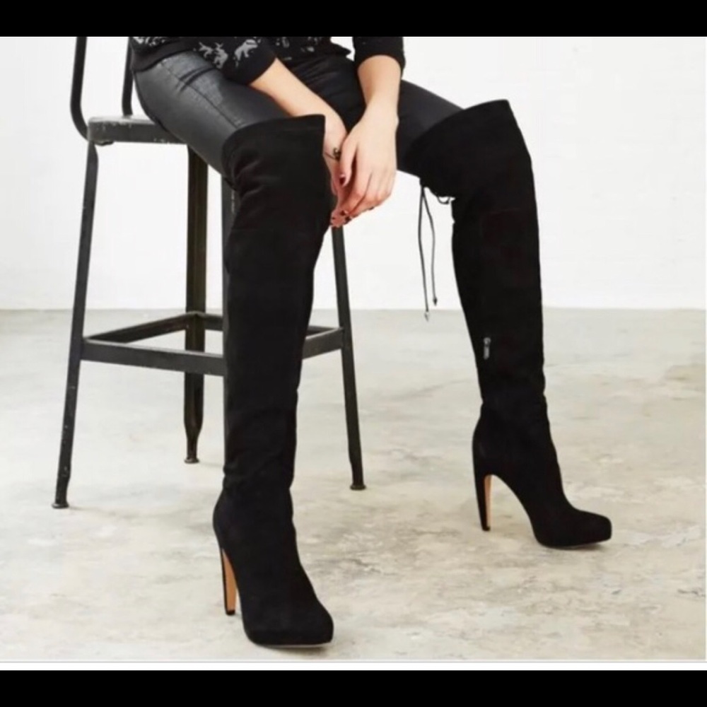 Sam Edelman thigh high boots.